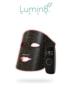 Lumin8™ LED light therapy face mask (black)