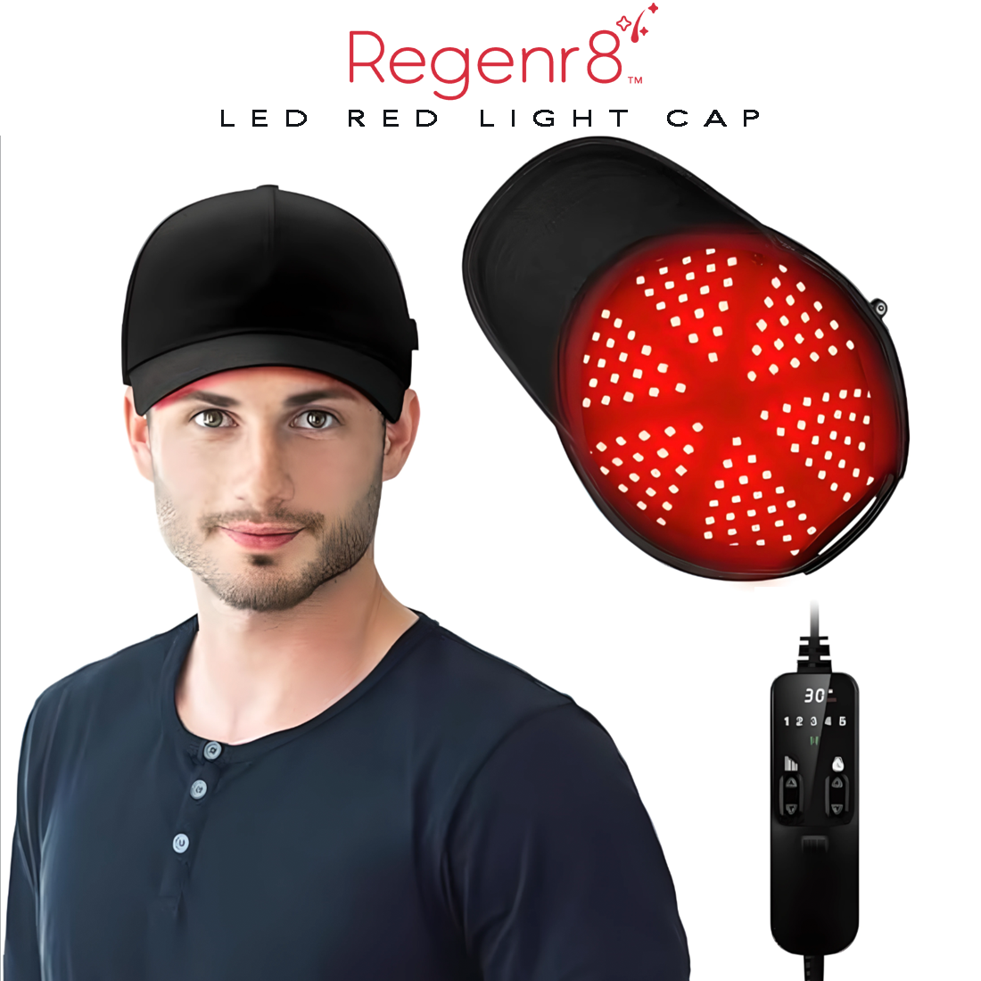 Regener8™ - LED Red Light Therapy Cap for Hair Regrowth